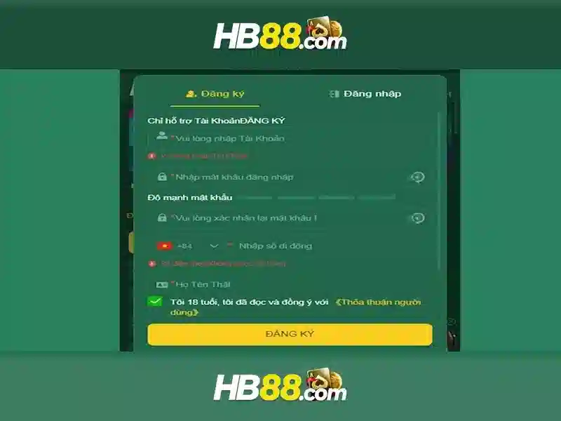 đăng nhập hb88