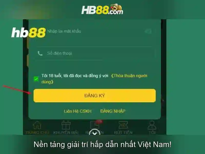 Ứng dụng tải app HB88