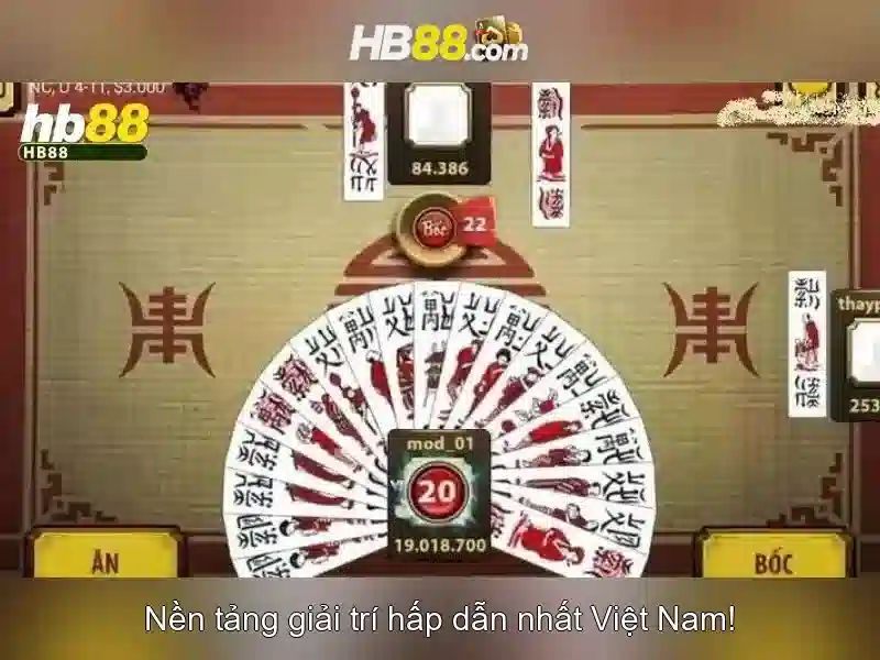 tựa game slot hb88