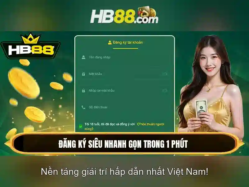 HB88 – Hướng Dẫn Đăng Ký, Nạp Tiền, Rút Tiền & Khuyến Mãi Mới Nhất 2026